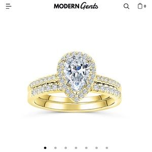 Modern Gents Bliss Ring Set! Size 7 Never Worn